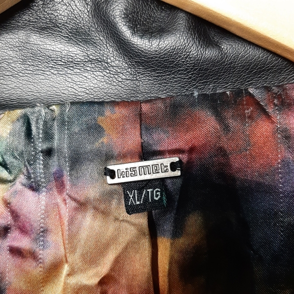 KISMET FAUX LEATHER Bikers Jacket Woman's - Picture 12 of 12